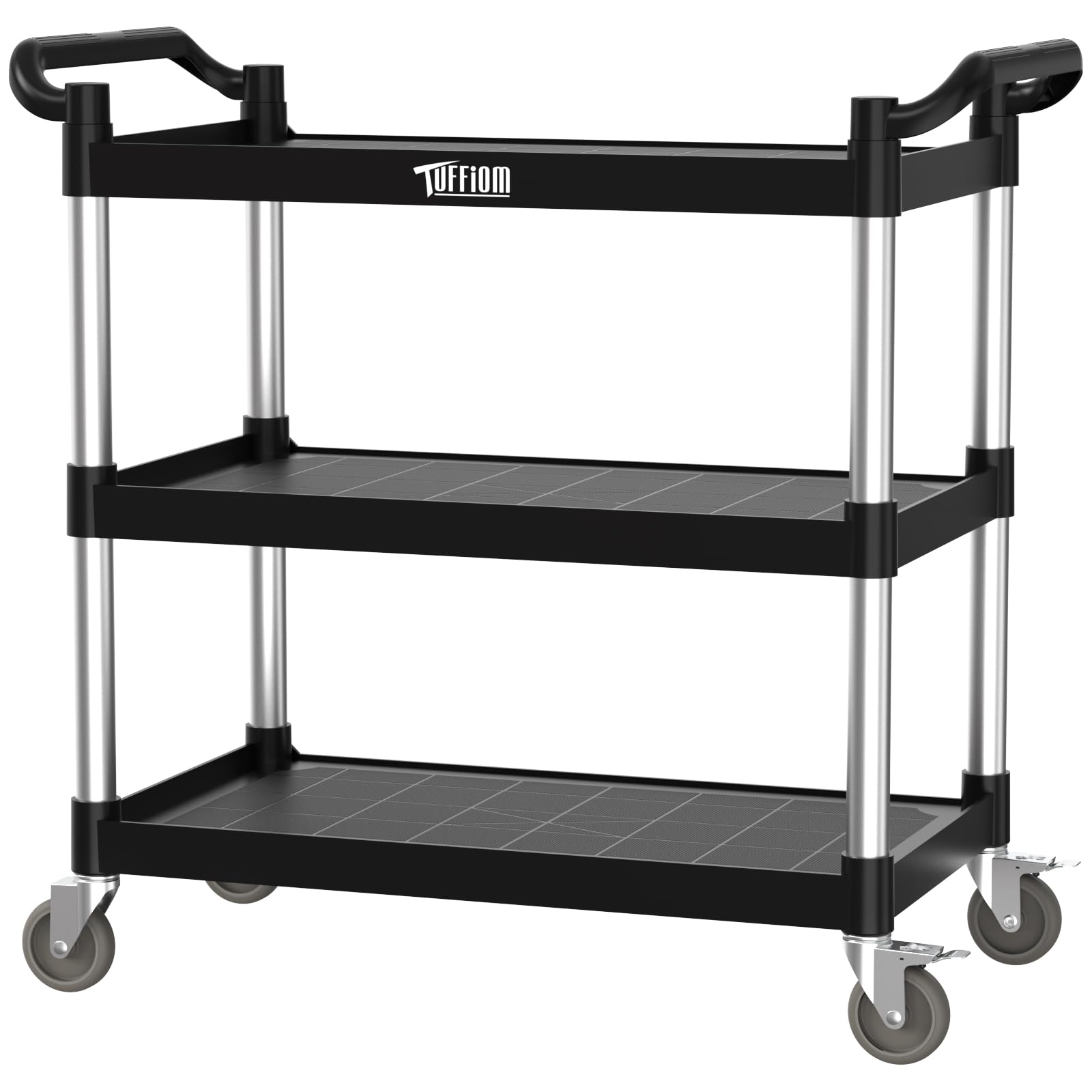 Amazon.com: TUFFIOM Plastic Service Utility Cart with Wheels,Heavy